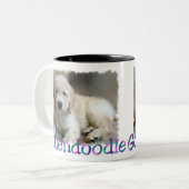 Tasse 2 Couleurs Les cadeaux Goldendoodle Lovers (Devant gauche)