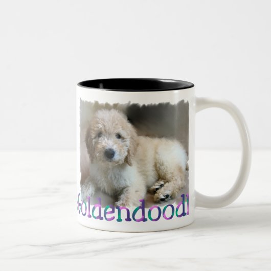 Tasse 2 Couleurs Les cadeaux Goldendoodle Lovers (Droit)