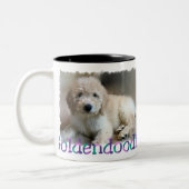 Tasse 2 Couleurs Les cadeaux Goldendoodle Lovers (Gauche)