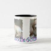 Tasse 2 Couleurs Les cadeaux Goldendoodle Lovers (Centre)