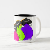 Tasse 2 Couleurs Les Canaries (Devant droit)