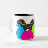 Tasse 2 Couleurs Les Canaries (Devant gauche)