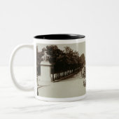 Tasse 2 Couleurs Les champions Elysees, Paris (photo de sépia) (Gauche)