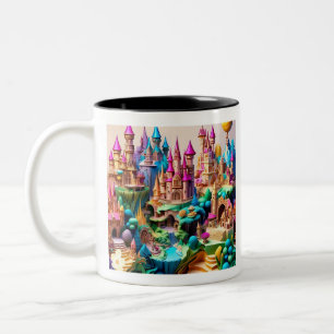 Tasse 2 Couleurs "Les châteaux de l'enchantement"