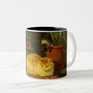 Tasse 2 Couleurs Les chatons en jeu