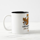 Tasse 2 Couleurs Les chats sont comme des pommes chips (Gauche)