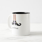 Tasse 2 Couleurs Les chaussures de Whimsy Witch (Devant gauche)