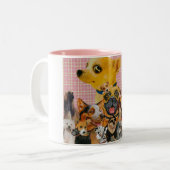 Tasse 2 Couleurs Les chiens sont amusement (Devant gauche)