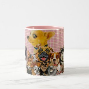 Tasse 2 Couleurs Les chiens sont amusement