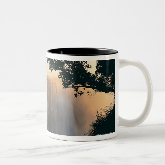 Tasse 2 Couleurs Les chutes Victoria, Zimbabwe, Afrique (Droit)