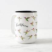 Tasse 2 Couleurs Les colibris d'Anna (Devant gauche)