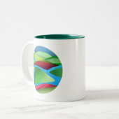 Tasse 2 Couleurs Les Collines Sur La Glace (Devant gauche)