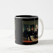 Tasse 2 Couleurs Les conciliateurs avec Abraham Lincoln (Devant droit)