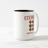 Tasse 2 Couleurs Les cookies sont ma niche (Devant droit)