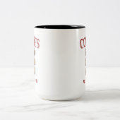 Tasse 2 Couleurs Les cookies sont ma niche (Centre)