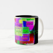 Tasse 2 Couleurs Les couleurs en dedans (Devant droit)