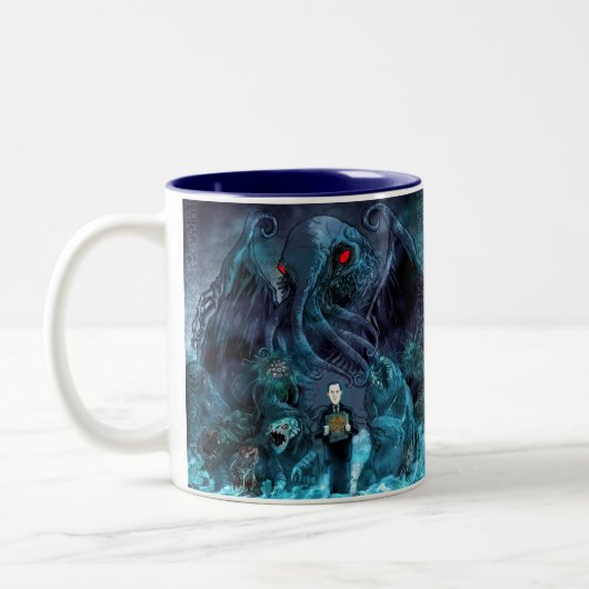 Tasse 2 Couleurs Les créatures de Lovecraft (Gauche)