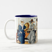 Tasse 2 Couleurs Les dames branchées (Gauche)