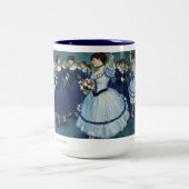 Tasse 2 Couleurs Les danseurs bleus mug. (Centre)