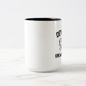 Tasse 2 Couleurs Les Dentistes Connaissent L'Exercice (Centre)