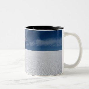 Tasse 2 Couleurs Les dunes dans le blanc ponce le monument national
