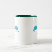 Tasse 2 Couleurs Les éléphants en amour (Centre)