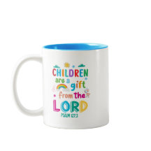 "Les enfants sont un cadeau" - Bleu sur mesure
