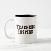 Tasse 2 Couleurs Les enseignants inspirent (Gauche)