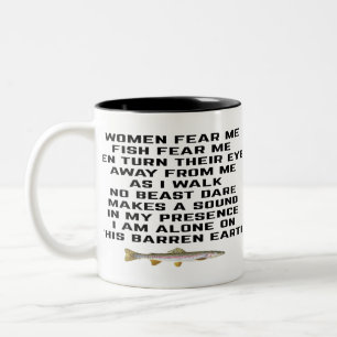 Tasse 2 Couleurs Les femmes me craignent, les poissons me craignent