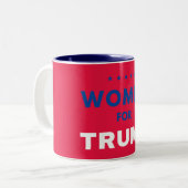 Tasse 2 Couleurs Les Femmes Pour Trump (Devant gauche)