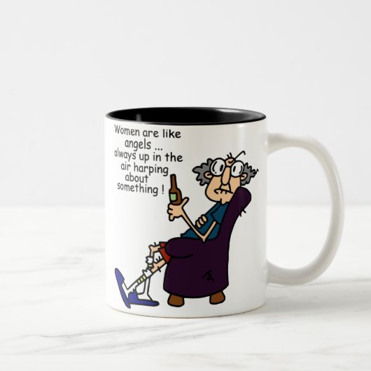 Tasse 2 Couleurs Les Femmes Sont Comme Des Anges (Droit)