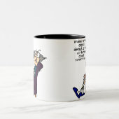 Tasse 2 Couleurs Les Femmes Sont Comme Des Anges (Centre)