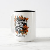 Tasse 2 Couleurs Les feuilles peuvent tomber... (Devant gauche)