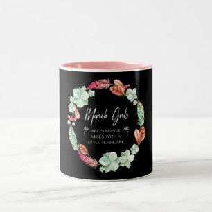 Tasse 2 Couleurs Les filles de mars sont soleil, cadeau