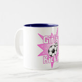 Tasse 2 Couleurs Les filles le tuent (Devant gauche)