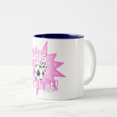 Tasse 2 Couleurs Les filles le tuent (Devant droit)
