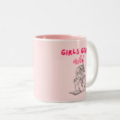 Tasse 2 Couleurs Les filles sont devenues douces (Devant droit)