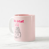 Tasse 2 Couleurs Les filles sont devenues douces (Devant gauche)