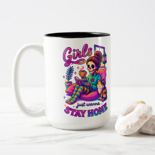 Tasse 2 Couleurs Les Filles Voulaient Juste...