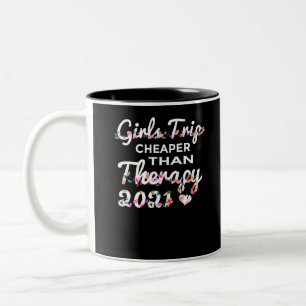 Tasse 2 Couleurs les filles voyagent moins cher