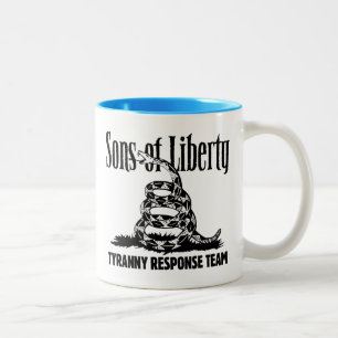 Tasse 2 Couleurs Les fils de la RÉPONSE de TYRANNIE de liberté TE