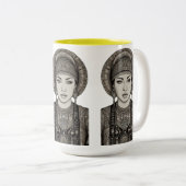 Tasse 2 Couleurs Les fils de la tradition (Devant droit)