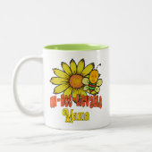 Tasse 2 Couleurs Les Fleurs de soleil de Mama (Gauche)