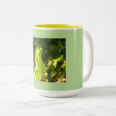 Tasse 2 Couleurs Les fleurs éco-vertes (Devant droit)