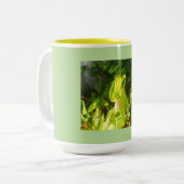 Tasse 2 Couleurs Les fleurs éco-vertes (Devant gauche)
