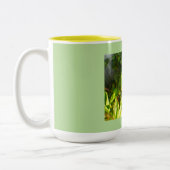 Tasse 2 Couleurs Les fleurs éco-vertes (Gauche)