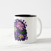 Tasse 2 Couleurs Les Fleurs La Nuit (Devant droit)