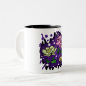 Tasse 2 Couleurs Les Fleurs La Nuit (Devant gauche)