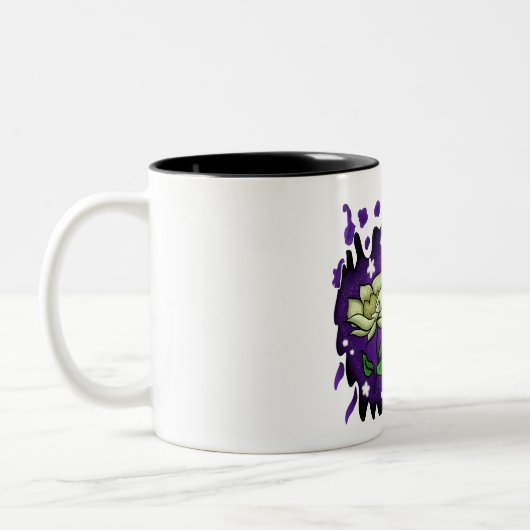 Tasse 2 Couleurs Les Fleurs La Nuit (Gauche)