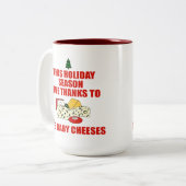 Tasse 2 Couleurs Les fromages de bébé (Devant gauche)